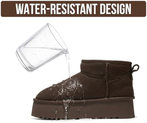 Project Cloud 100% Genuine Leather Ankle Boots for Women Platform Boots