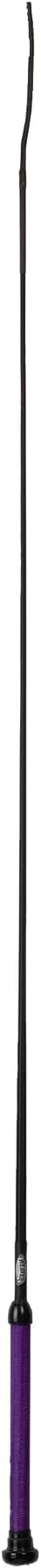 Weaver Livestock Basic Pig Show Whip, Hog Livestock Whip with Braided Nylon Handle, Leather Popper, Lightweight Braided Shaft
