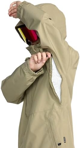Volcom Men's Dua Gore-tex Insulated Snowboard Jacket – Waterproof Snow Jacket With Zip Tech
