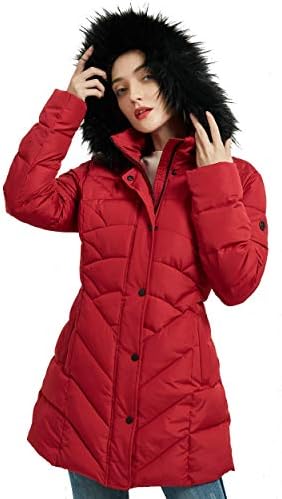 Women's Winter Warm Thicken Long Outwear Pockets Coat Parka Jacket XS-3XL