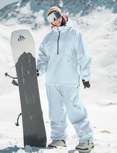 GSOU SNOW Mens Snow Jacket Womens Baggy Snowboard Ski Jacket Waterproof