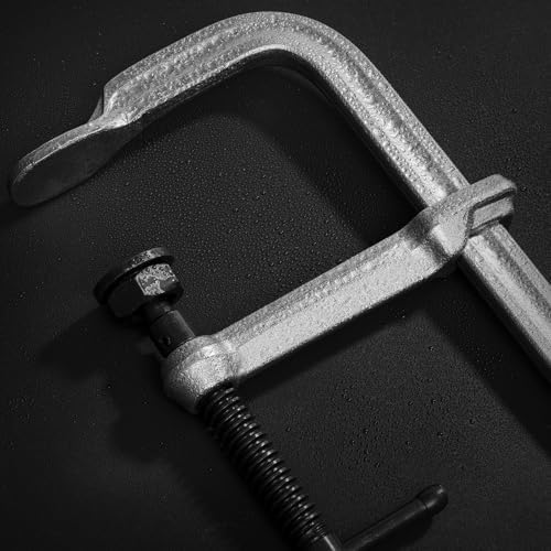 Heavy-Duty 16-Inch F-Clamps, 2-Pack, 3450 Lbs Forged Alloy Steel