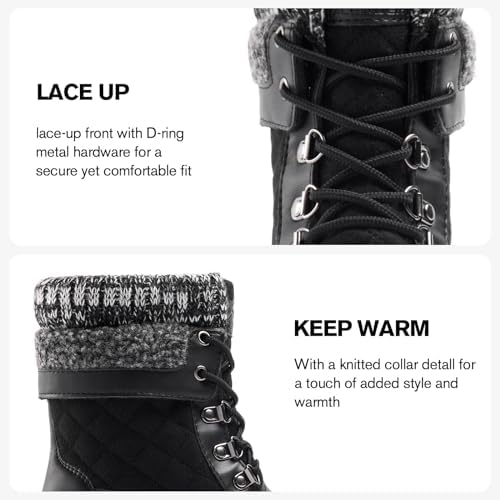 ALEADER Womens Winter Snow Boots | Waterproof Shell | Duck Boots