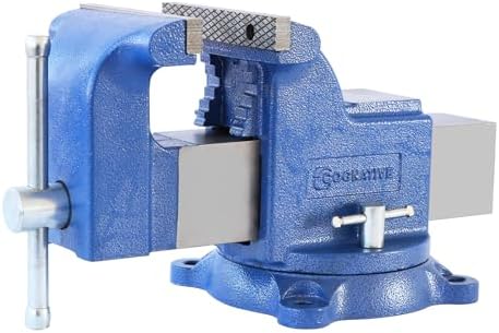 6” 360° Ductile Iron Bench Vise, 13200LB Force
