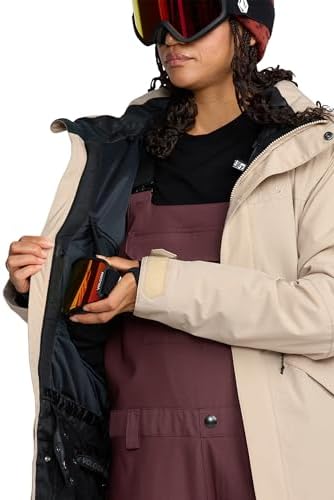 Volcom Women's Shelter 3d Stretch Snowboard Jacket – 20k Waterproof, Insulated