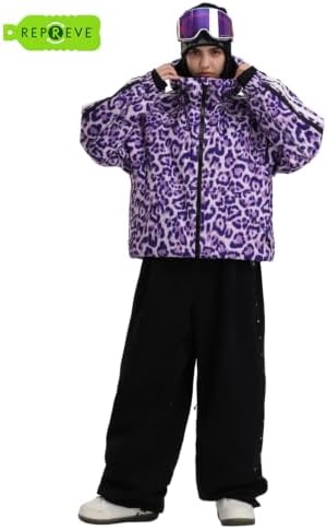 GSOU SNOW Womens Snowboard Jacket Baggy Ski Snow Jacket Waterproof