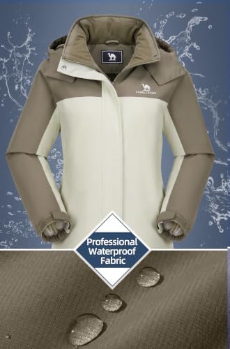 CAMEL CROWN Women's Ski Jacket Winter Snow Coat Waterproof Female Jackets