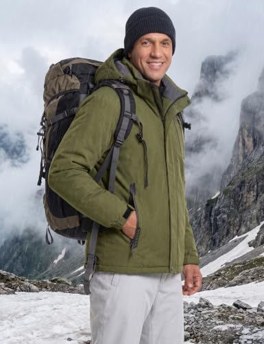 Men's Ski Jacket Windproof Waterproof Rain Coat Snow Winter Jacket