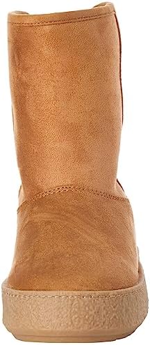 Amazon Essentials Women's Faux Fur Lined Shearling Boots, Pull-On Design