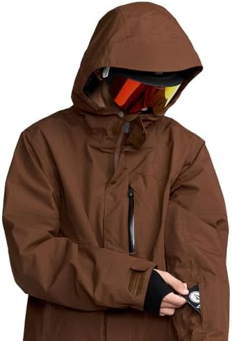 Volcom Men's L Insulated Gore-tex Snowboard Jacket – Waterproof 2-layer