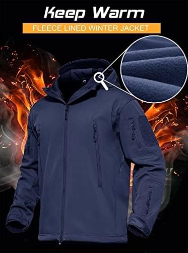 MAGCOMSEN Men's Jackets Tactical Winter Waterproof Softshell Rain Coat