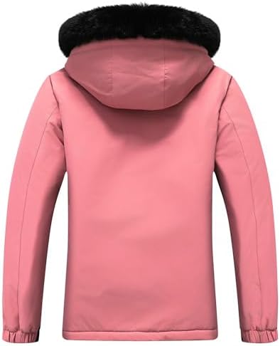 MOERDENG Women's Waterproof Winter Coat Softshell Hiking Jacket