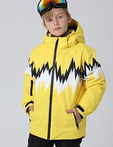 Big Boy's Waterproof Breathable Snowboard Ski Jacket