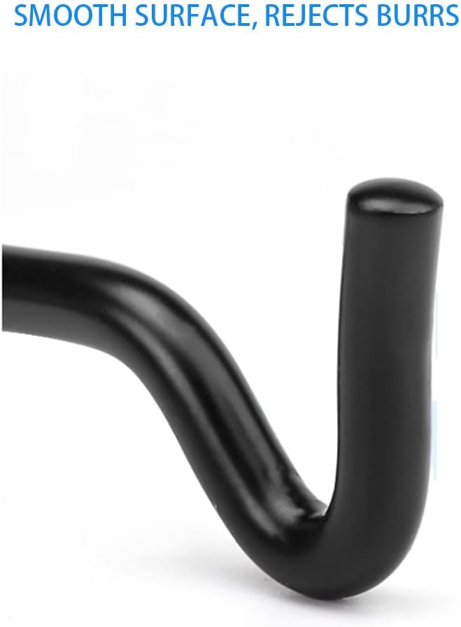Privacy Hook and Eye Latch Easy Lock for Barn Door, Black (6 INCH-2PCS)