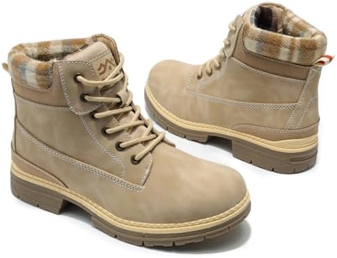 COTTIMO Women's Waterproof Hiking Snow Winter Boots