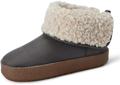 Amazon Essentials Women's Faux Fur Lined Shearling Boots, Pull-On Design