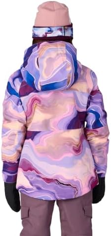 686 Girl's Athena Jacket - Insulated Coat with 2-Layer Fabric Design, Modern Fit and Taped Seams - Water & Weather Resistant