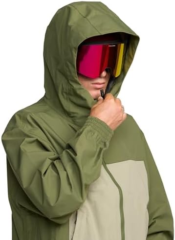 Volcom Men's Arthur Longo 20k 3l Snowboard Jacket - 2-layer Shell, Zip Tech®, Breathable Lining