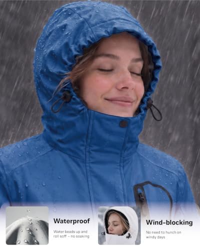 Women Winter Essential Coat Waterproof Windbreaker Ski Jacket