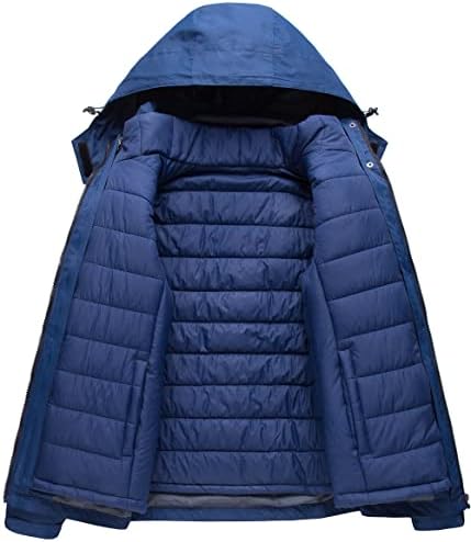 Women's 3 In 1 Waterproof Ski Jacket Windproof Snowboarding Jacket Warm Winter Snow Coat Raincoat
