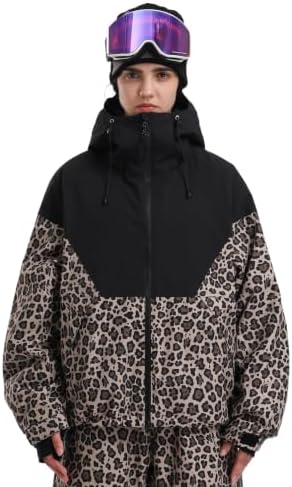 GSOU SNOW Women's Baggy Snowboard Ski Jacket Windproof Insulated Snow Coat