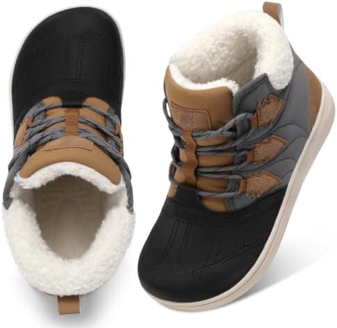 BARERUN Womens Waterproof Winter Snow Boots Lightweight Warm Ankle Booties