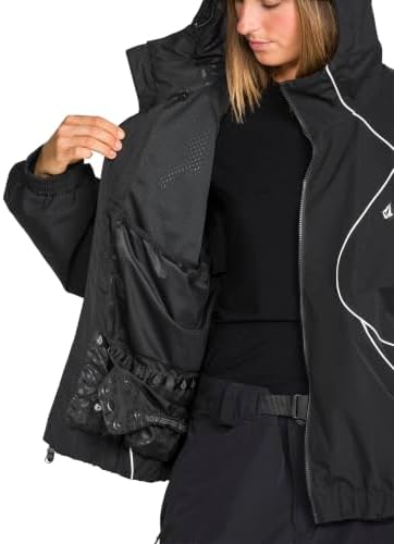 Volcom Women's Liftline 20k Snowboard Jacket – Waterproof Breathable Snow Jacket With Zip Tech