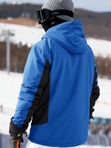 FREE SOLDIER Men's Winter Ski Snow Jacket Warm Fleece Lined Coats