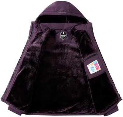 Women's Waterproof Snow Ski Jacket Warm Winter Coat Insulated Snowboarding Jacket Softshell Hiking Jacket