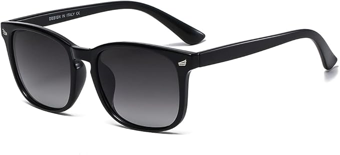DUSHINE レディース 偏光サングラス クラシックレトロスタイル UV400保護