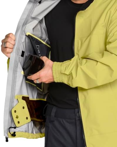 Volcom Men's Arthur Longo 20k 3l Snowboard Jacket - 2-layer Shell, Zip Tech®, Breathable Lining