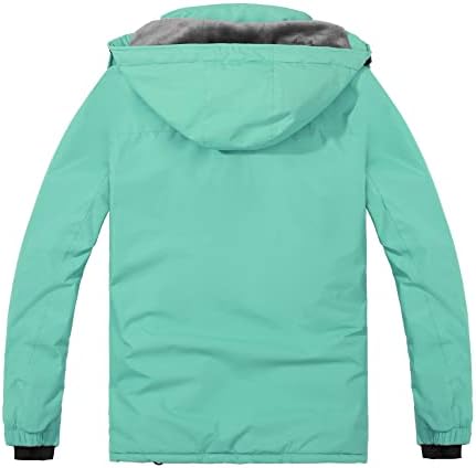 Women's Waterproof Ski Jacket Mountain Rain Winter Coat Windproof Skin Hooded Jacket