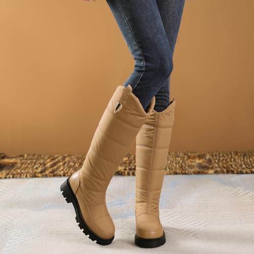 Women's Snow Boots Knee High Warm Winter Shoes