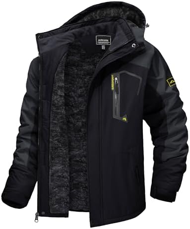 TACVASEN Men's Winter Skiing Jackets Waterproof Thermal Snowboard Coats