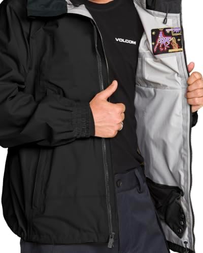 Volcom Men's Arthur Longo 20k 3l Snowboard Jacket - 2-layer Shell, Zip Tech®, Breathable Lining