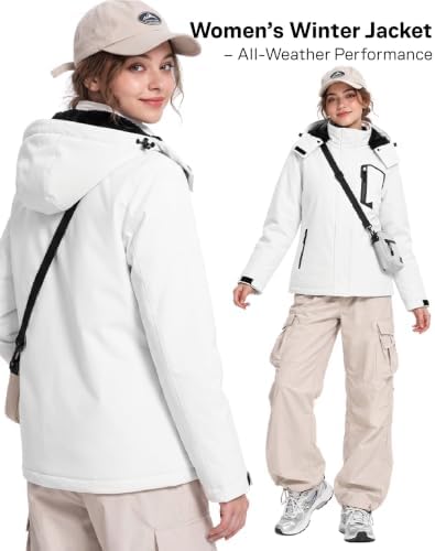 Women Winter Essential Coat Waterproof Windbreaker Ski Jacket