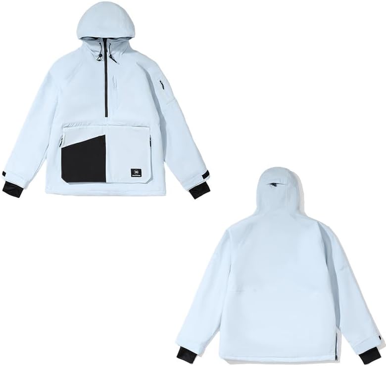 SNOWVERB Women Men Baggy Snow Ski Coat & Snowboard Jacket for Snowsports