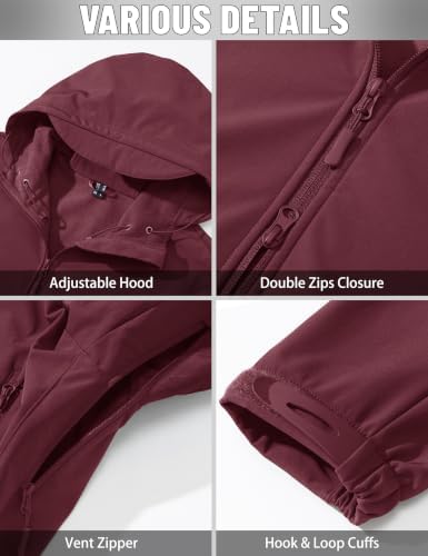 MAGCOMSEN Men's Jackets Tactical Winter Waterproof Softshell Rain Coat