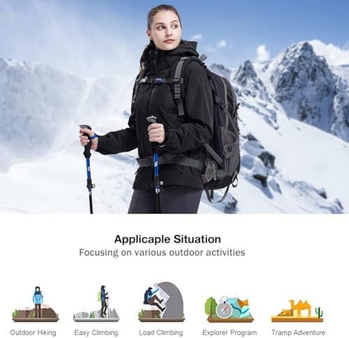 CAMEL CROWN Women's Waterproof Ski Jacket 3 in 1 Winter Coat Windbreaker Snowboard Jackets for Rain Snow Outdoor Hiking