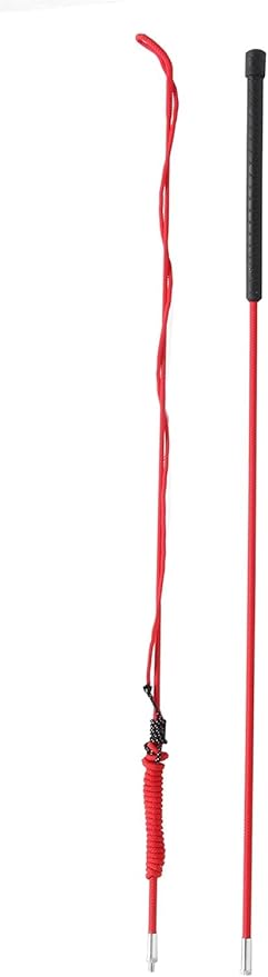 Horse Lunge Whip Training Stick and Whip 5.9 Feet Long Whip+6.3 Feet Drop for Dogs Horses(Can Detachable into Two Sections)