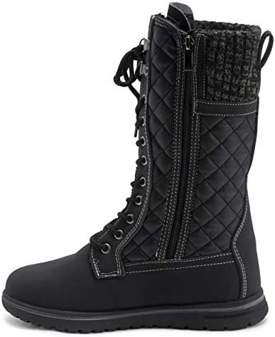 POLAR Womens Rain Thermal Warm Snow Winter Knee High Waterproof Boots