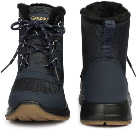Women's Snow Ankle Boots Winter Lace-up Booties Warm Water Resistant 5.5-11
