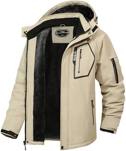 Men's Ski Jacket – Waterproof Warm Snow Coat