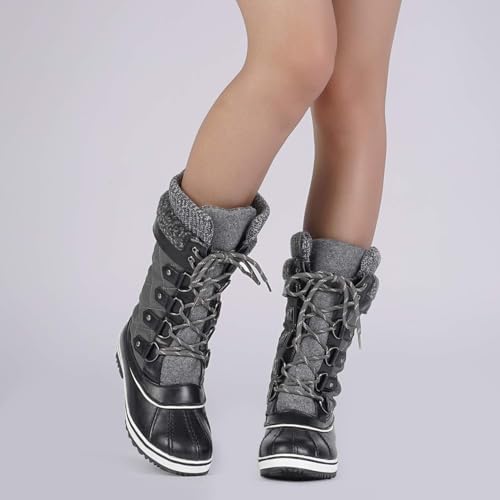 DREAM PAIRS Women's Waterproof Winter Snow Boots