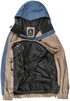 Volcom Men's Arthur Longo 20k Pullover Anarok Hooded Snowboard Jacket