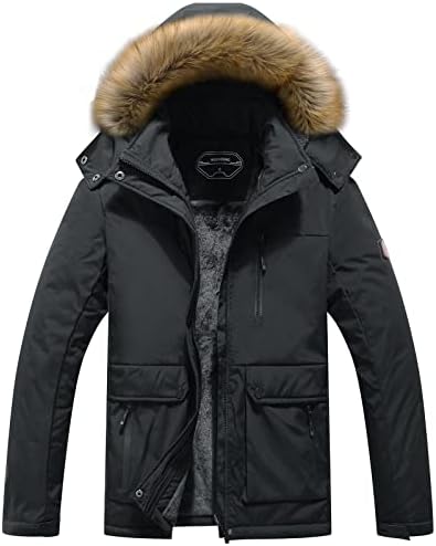 MOERDENG Women's Waterproof Ski Jacket Winter Warm Hooded Snow Coat
