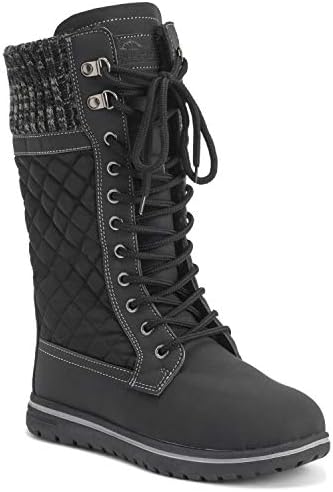 POLAR Womens Rain Thermal Warm Snow Winter Knee High Waterproof Boots
