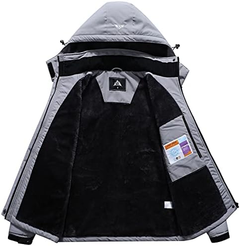 MOERDENG Women's Waterproof Warm Ski Coat Windproof Outdoor Winter Jacket