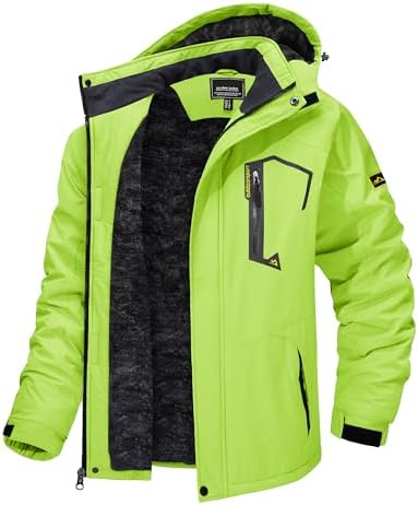 TACVASEN Men's Winter Skiing Jackets Waterproof Thermal Snowboard Coats