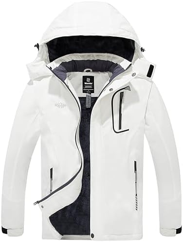 Wantdo Men's Ski Jacket Waterproof Warm Winter Snow Coat Snowboard Jacket